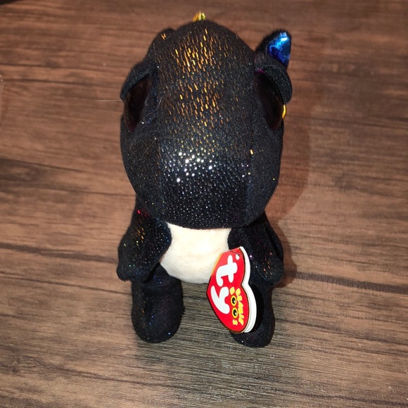 Ty Beanie Boo’s Anora Plush Dragon Toy Rainbow Stuffed Rare Retired 6" NWT New - Picture 1 of 6